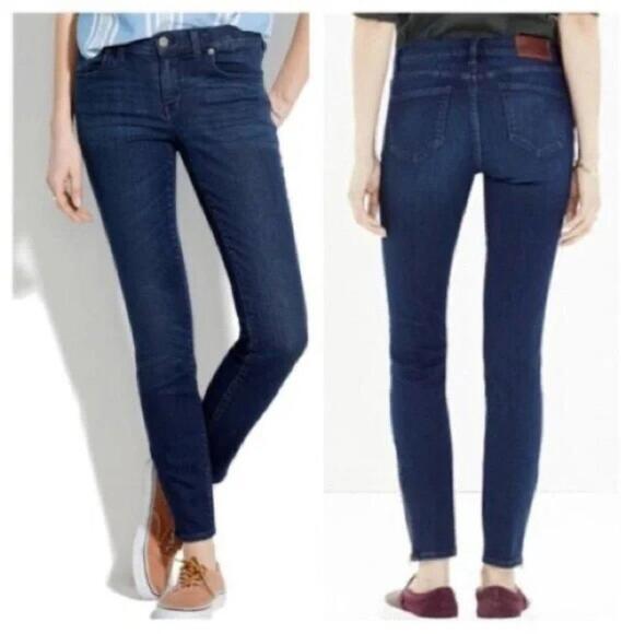 Madewell Denim - Madewell Skinny Skinny Dark  Wash Jeans - 27